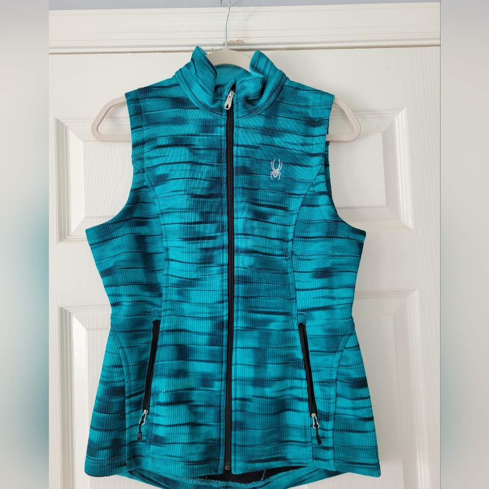 Spyder Teal and Black Women's Vest